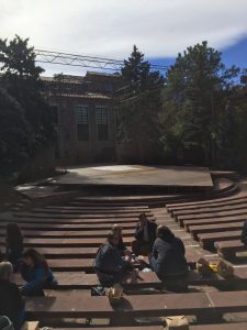 Lunch at the Shakespeare Festival Stage